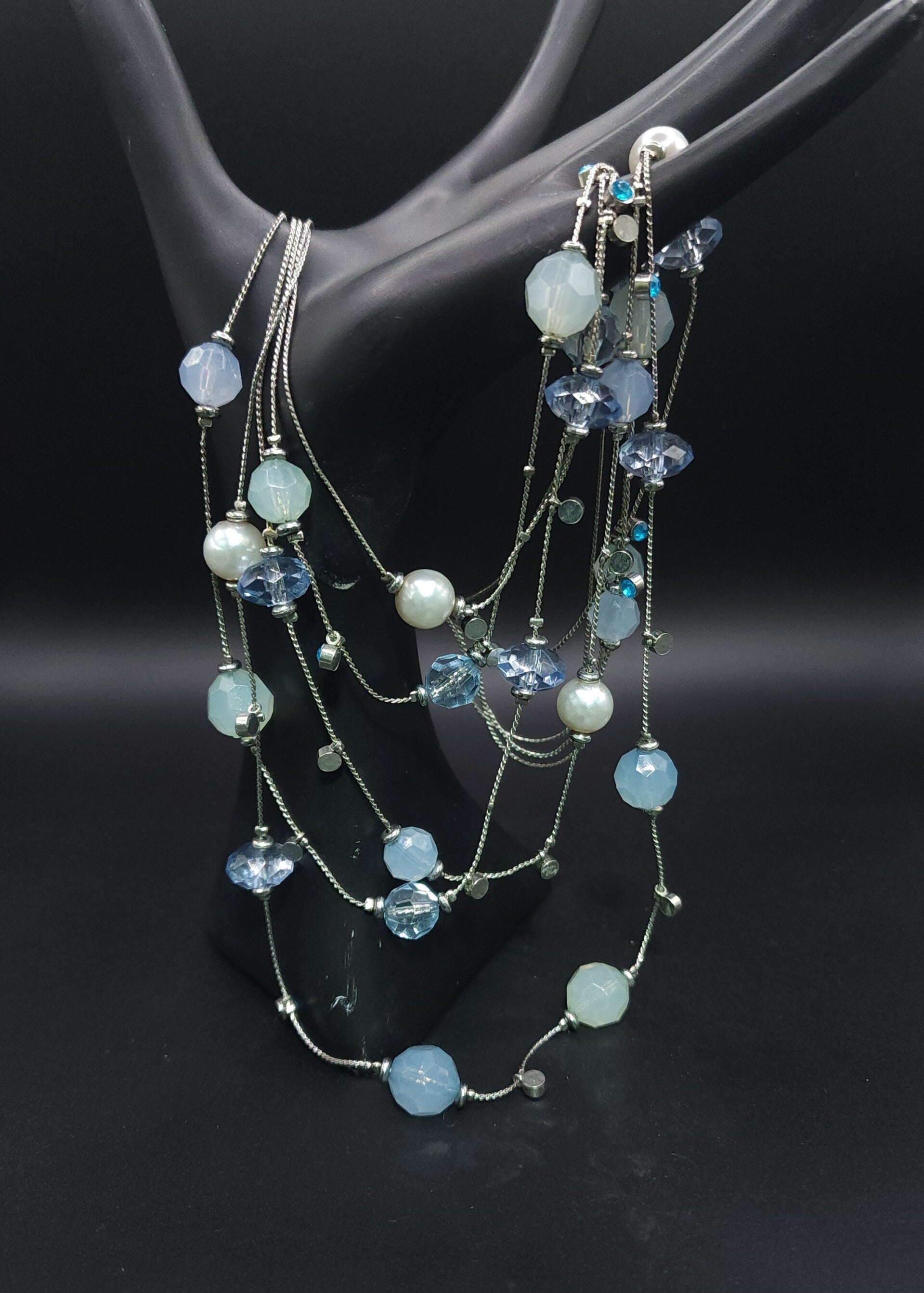Blue Bead Necklace