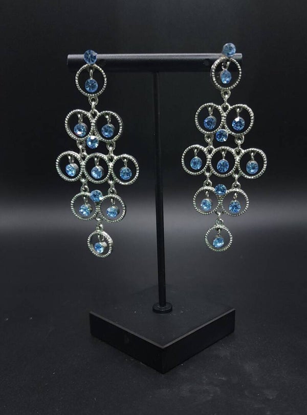 Blue Bling! Earrings, Post
