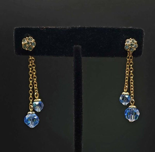 Sweet Blue Dangle Earrings