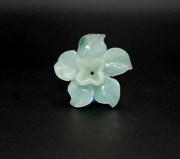 Jade Flower #2 ~ Carved