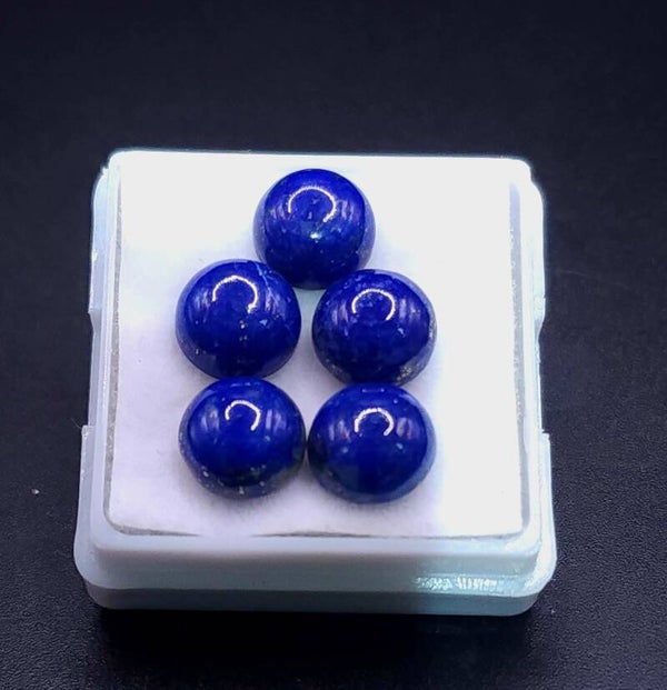 Lapis Lazuli Cabochons 7mm
