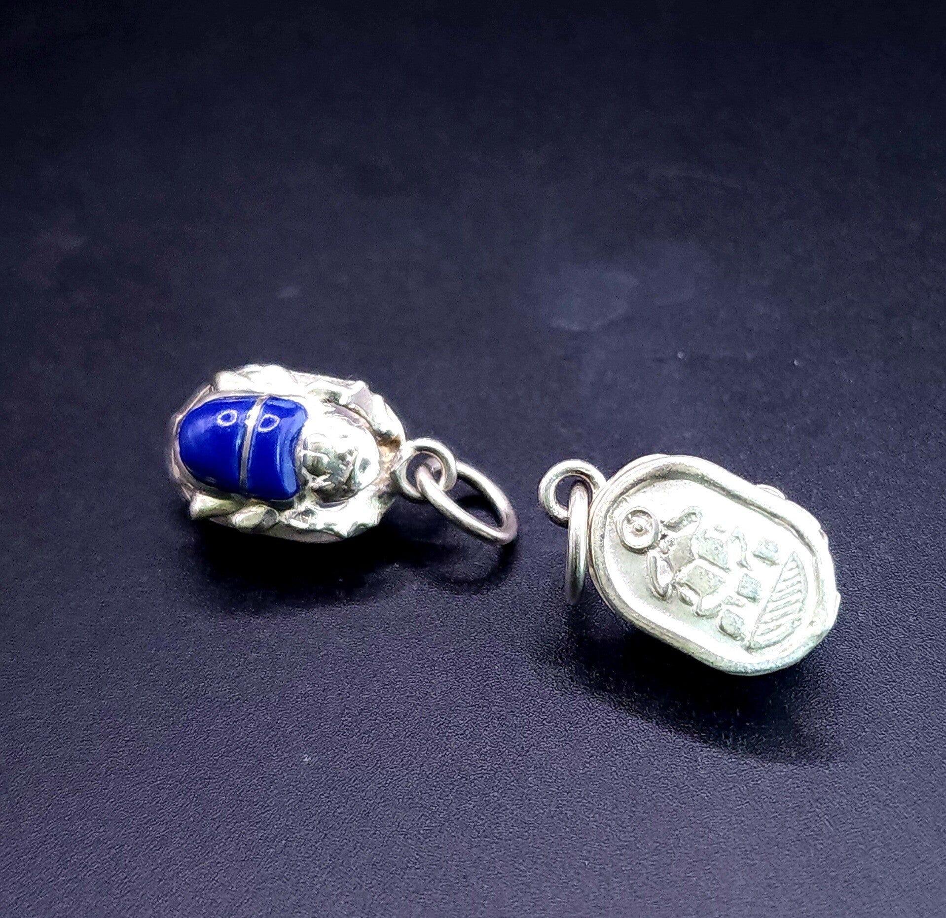 Scarab Earrings or Pendants