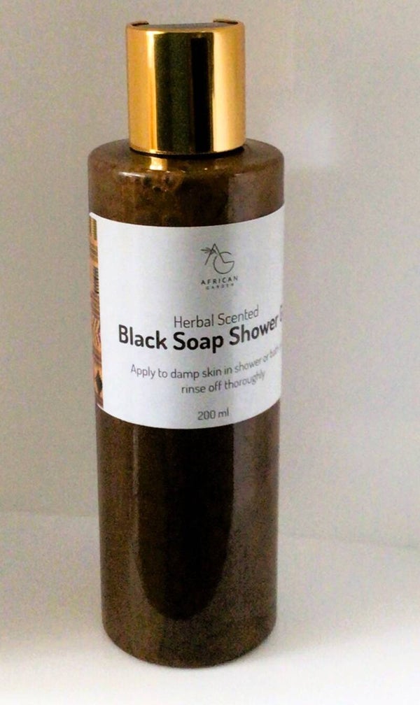 Herbal Bliss Black Soap Shower Gel