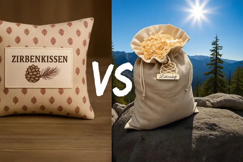 Zirbenkissen mal anders - extra großer Zirbenduftsack