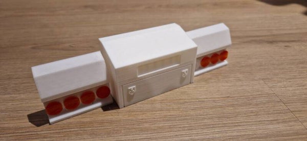 Taillight systeem met Hamburger lampen met kist  6x4 chassis