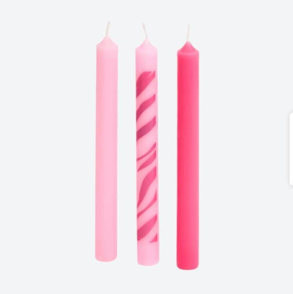 Dinner candle zebra