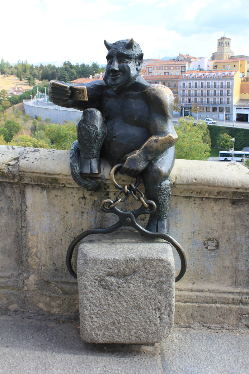 Escultura del Diablillo, Segovia