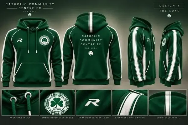 CCC FC The Luxe hoodie — green