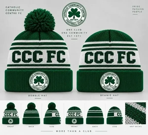 CCC FC Green hats