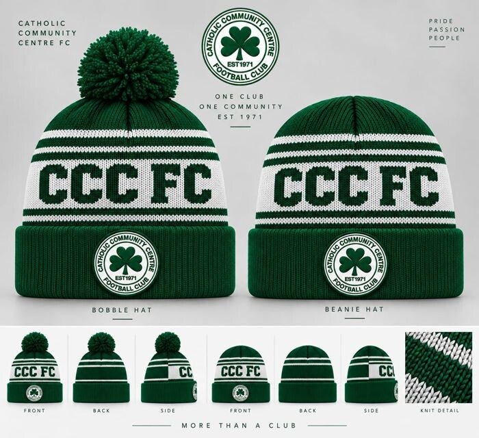 CCC FC Green hats
