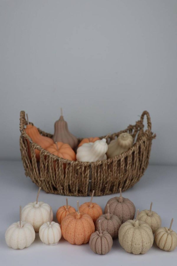 Set van 3 pompoenen