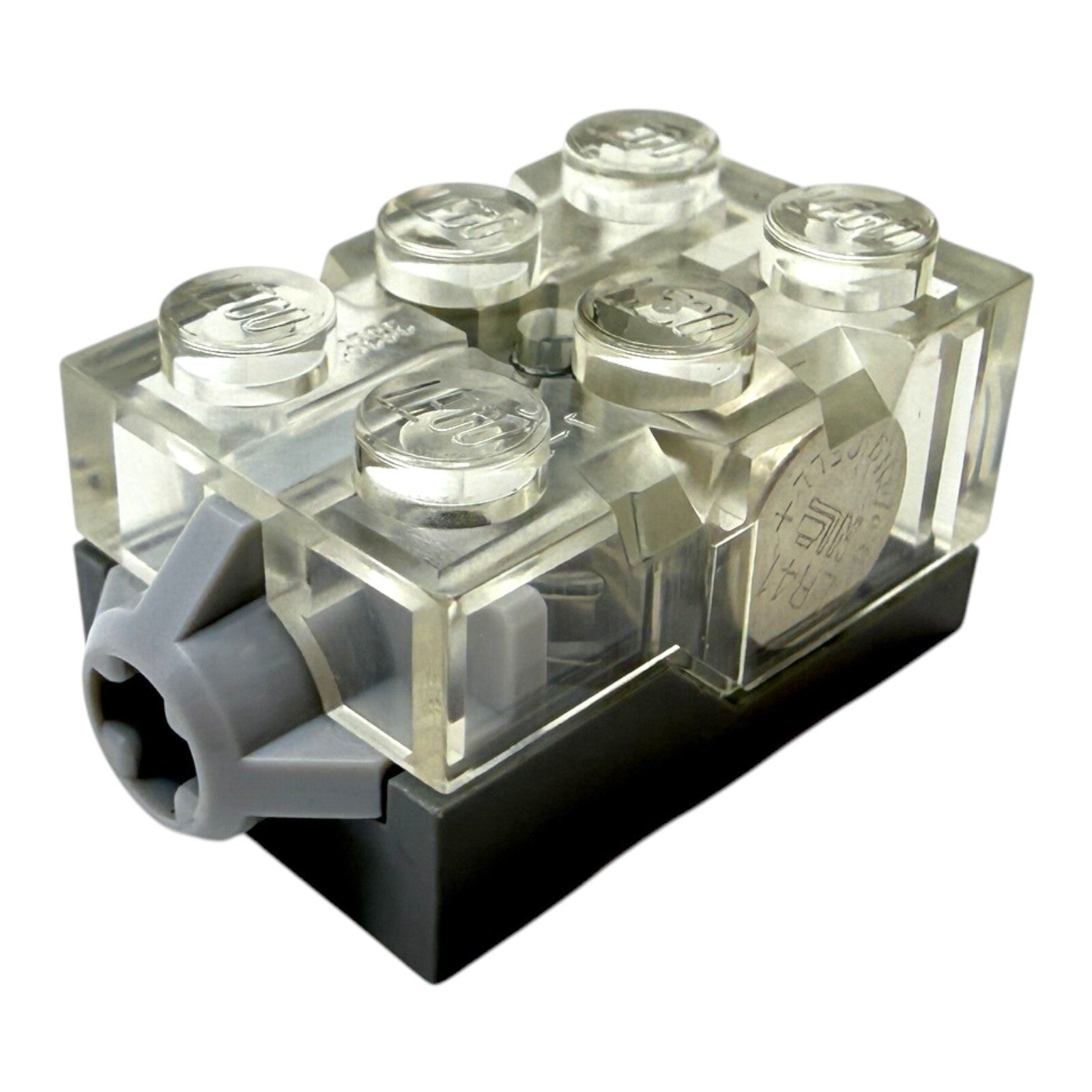 LEGO Light Brick Lichtstein Transparent Grau Einzelteil Baustein NEU Licht Haus