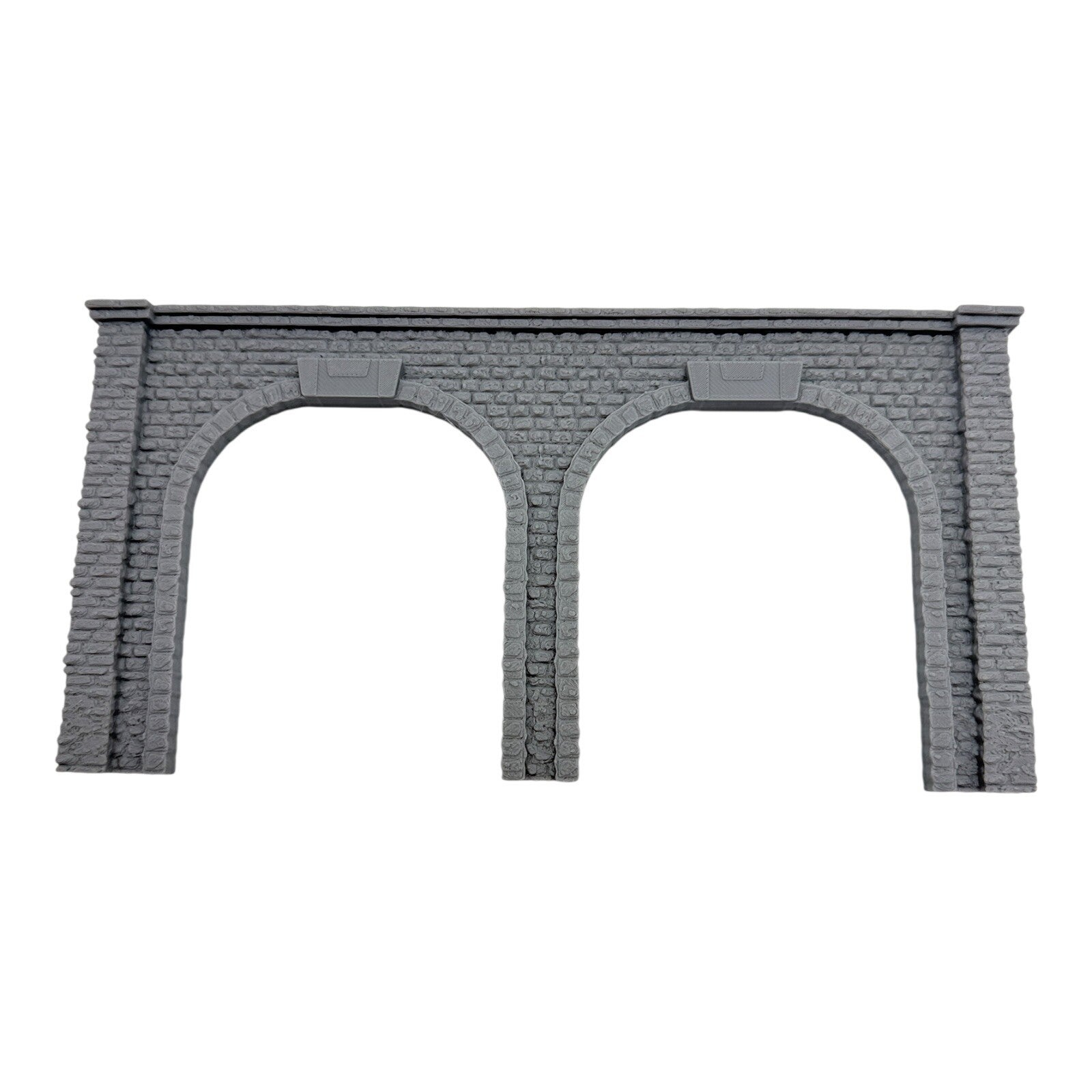 Tunnelportal 2 Gleise H0 1:87 Modelleisenbahn Tunnel Portal grau 3D Druck Lok