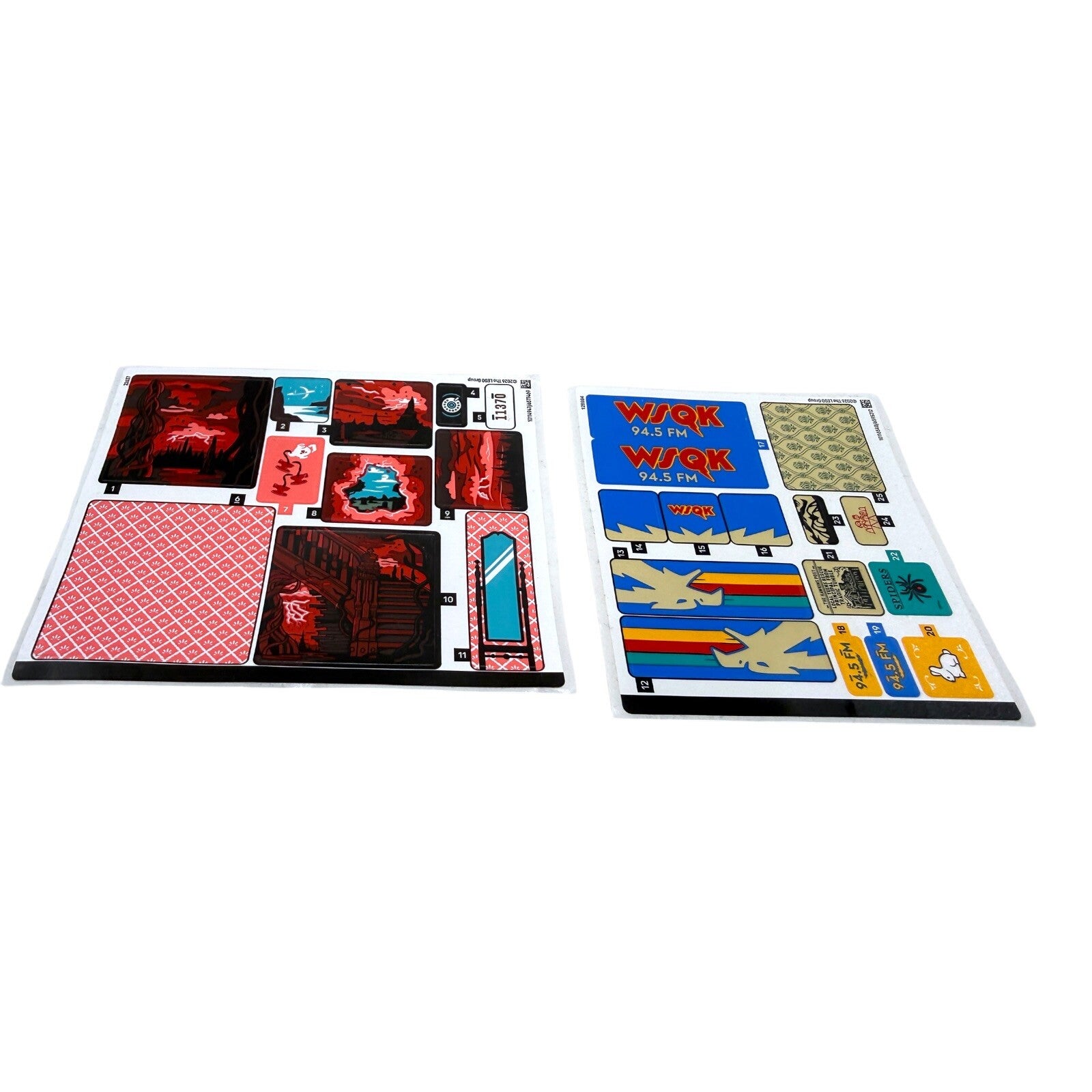 LEGO® Sticker Aufkleber Set 11370 Stranger Things The Creel House vollständig