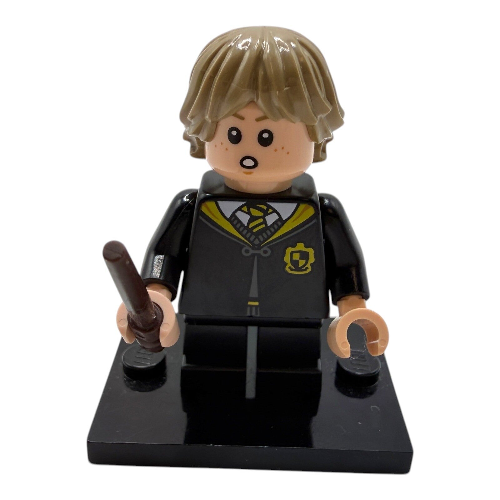 LEGO Harry Potter Ernie Macmillan Minifigur Zauberstab 76454 hp558 Hufflepuff