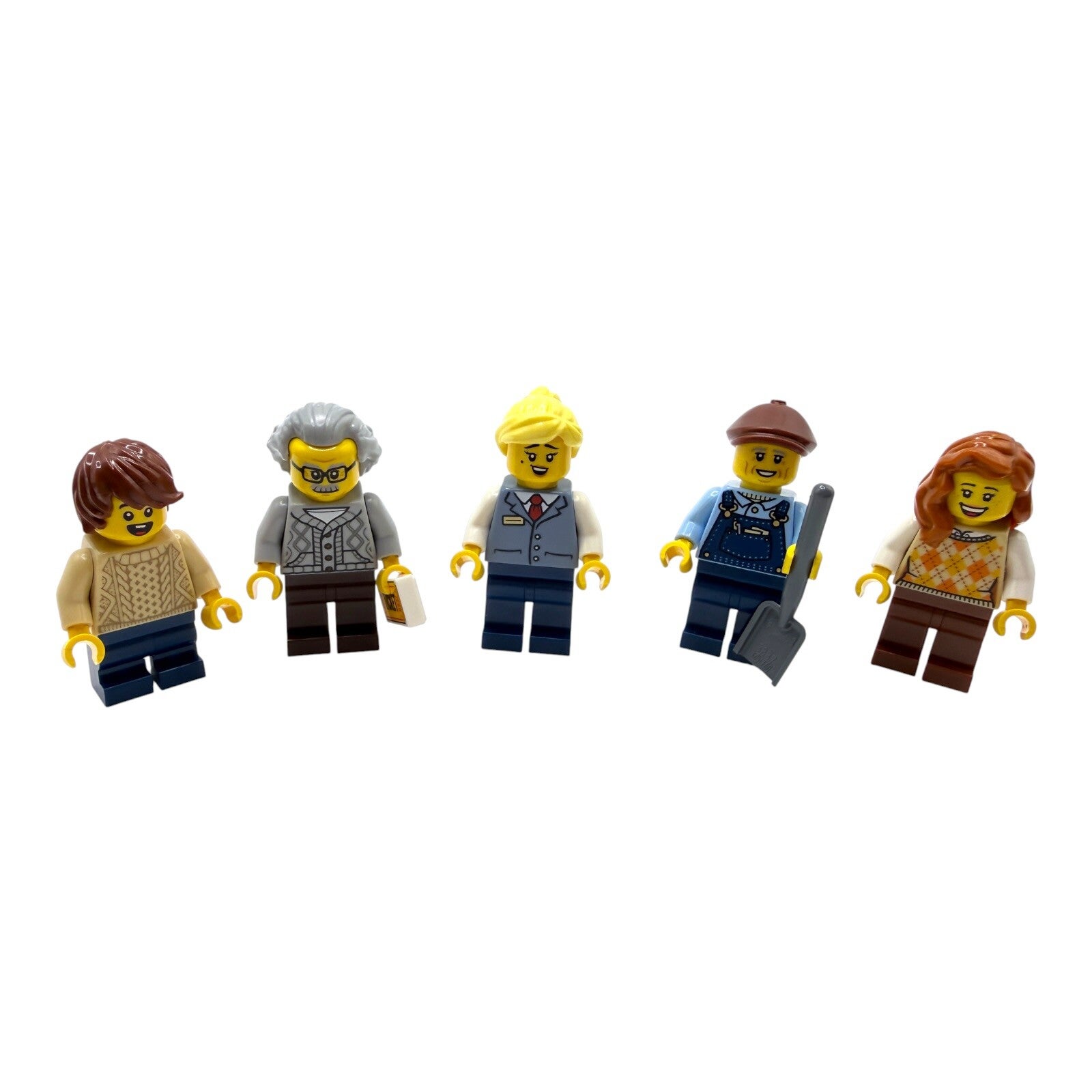 LEGO City 60511 5 Minifiguren Eisenbahn Zugpersonal Fahrgäste Figuren Set Lok