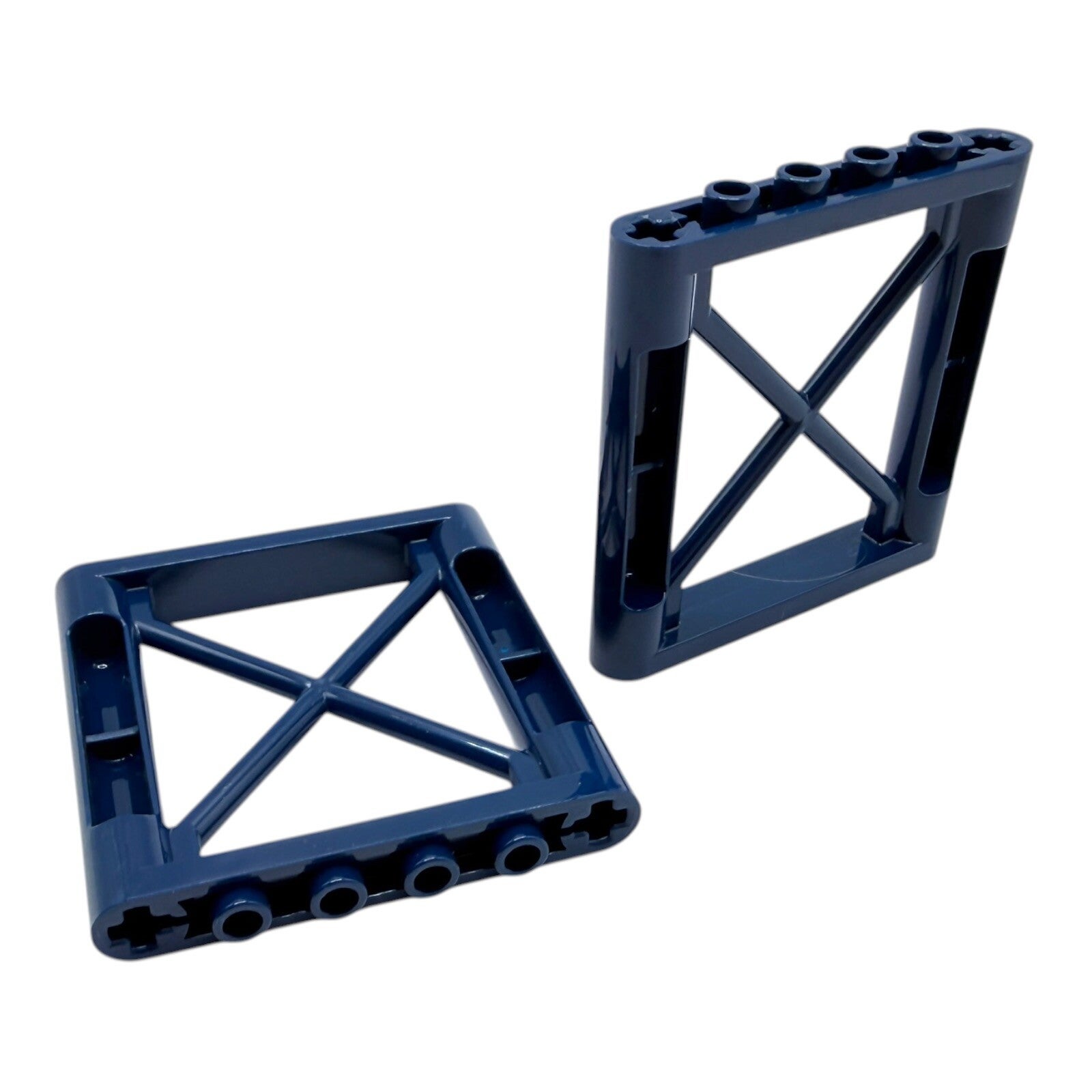 LEGO 2x Stütze 1x6x5 Earth Blue 64448 Gitter Technic Diagonalstrebe Dunkelblau