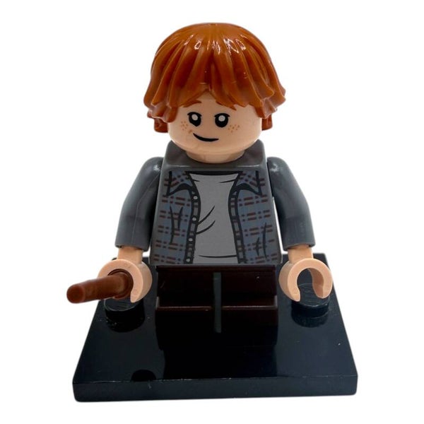 LEGO Ron Weasley Minifigur mit Zauberstab 76454 Hogwarts hp552 harry potter NEU