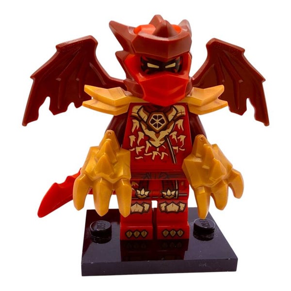 LEGO Ninjago Drachen-Form Kai Minifigur mit Flügeln Drachenschwanz Set 71863