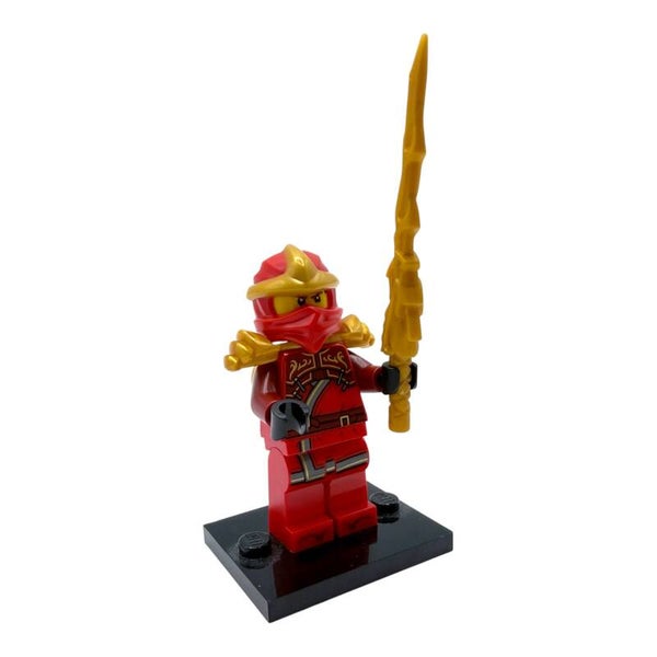 LEGO Ninjago Kai ZX Legacy njo0997 Minifigur rot gold Zubehör 71866 Feuer Ninja