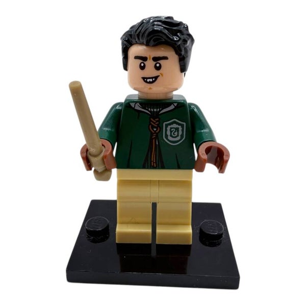 LEGO Harry Potter Marcus Flint Minifigur mit Zauberstab 76454 hp559 Slytherin