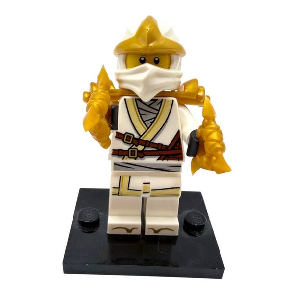 LEGO Ninjago Zane ZX Legacy njo1003 Minifigur weiß gold Zubehör Eis-Ninja NEU
