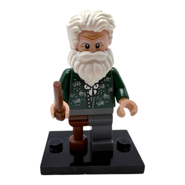 LEGO Harry Potter Professor Kettleburn Minifigur Zauberstab hp554 tierwesen NEU