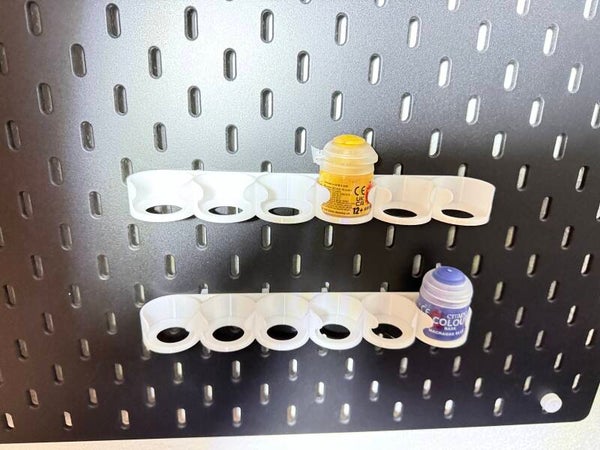 Citadel Farbenhalter Skadis Halter 2x IKEA Lochwand PETG Organizer Modellbau