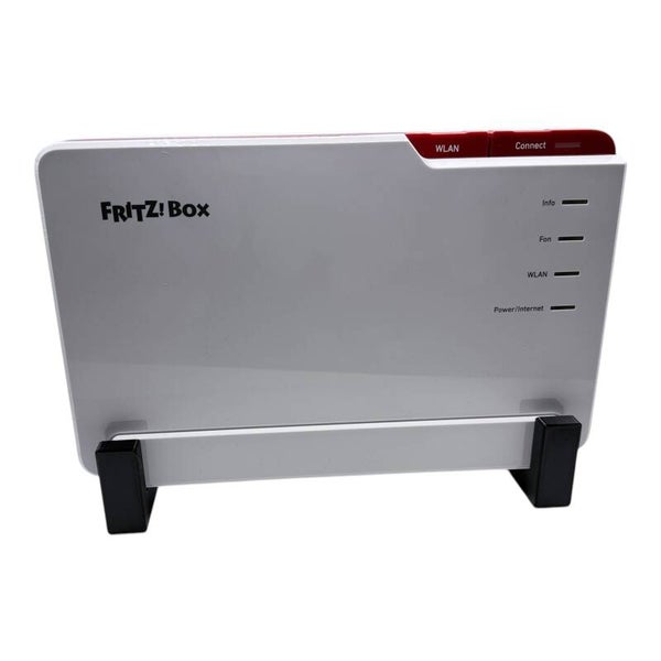 2x Wandhalter Fritz Box 5690 Pro Halterung PETG schwarz Wandhalterung Halter NEU