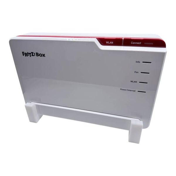 2x Wandhalterung passend für Fritz!Box 5690 Pro Halter Router PETG Weiß stabil