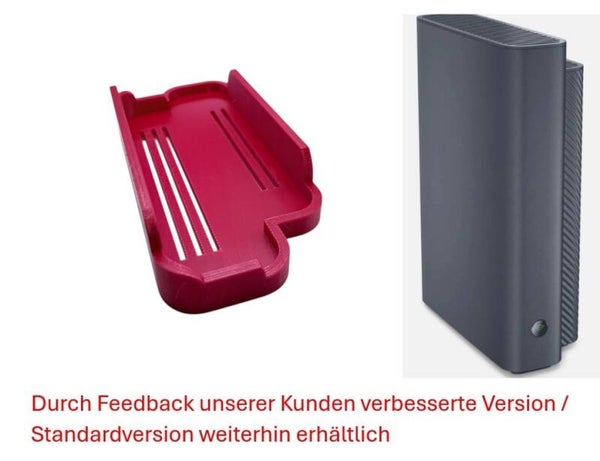 Wandhalterung f. Telekom Speedport 7 Router Halter Lüftung neue Version Rot PETG