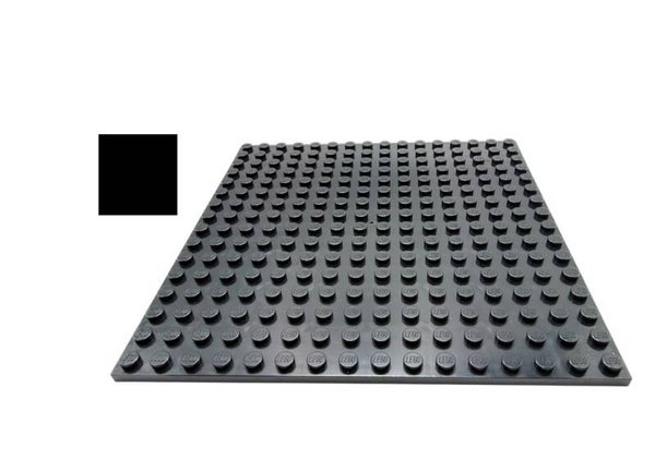 LEGO Platte 16x16 Schwarz 91405 6306097 Baseplate Plate Black Grundplatte Ersatz