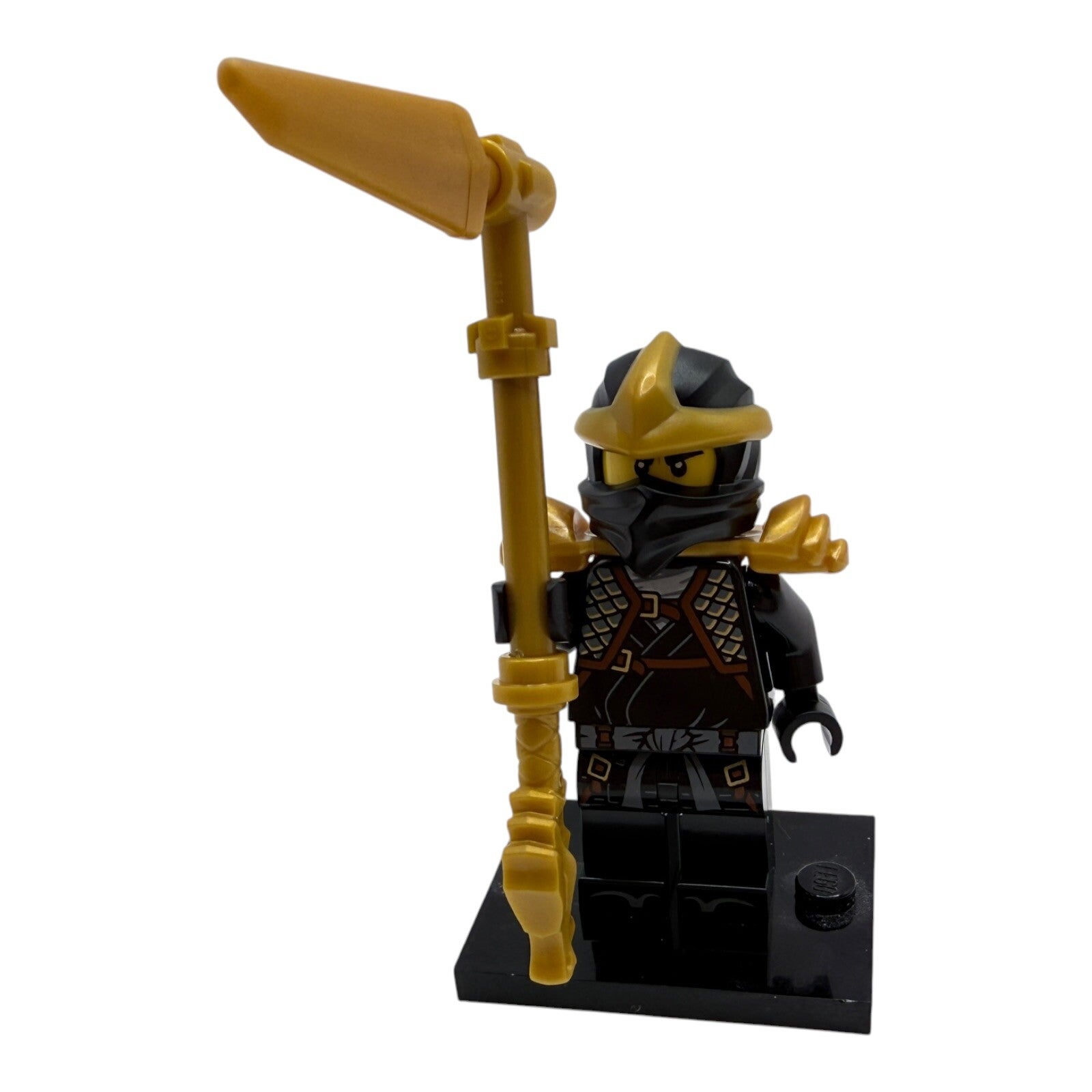 LEGO Ninjago Cole ZX Legacy njo1004 Minifigur schwarz gold Zubehör Erd-Ninja NEU