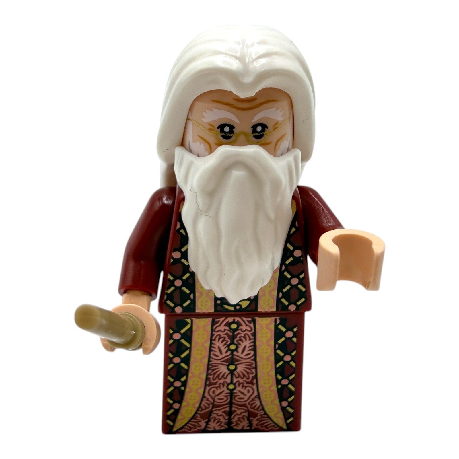 LEGO Harry Potter Albus Dumbledore Minifigur Zauberstab hp560 schulleiter NEU