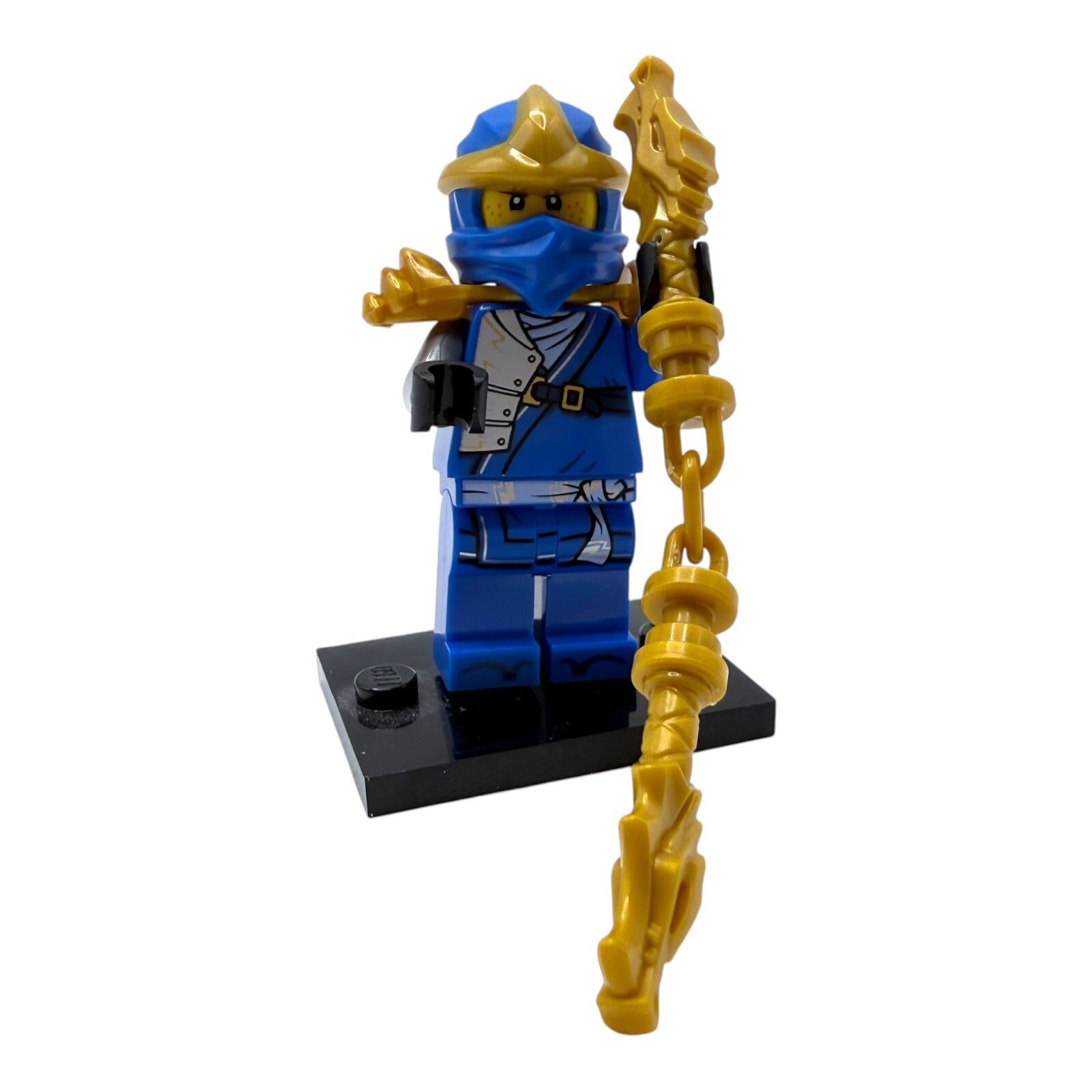 LEGO Ninjago Jay ZX Legacy njo0998 Minifigur blau gold Zubehör 71866 Ninja Blitz