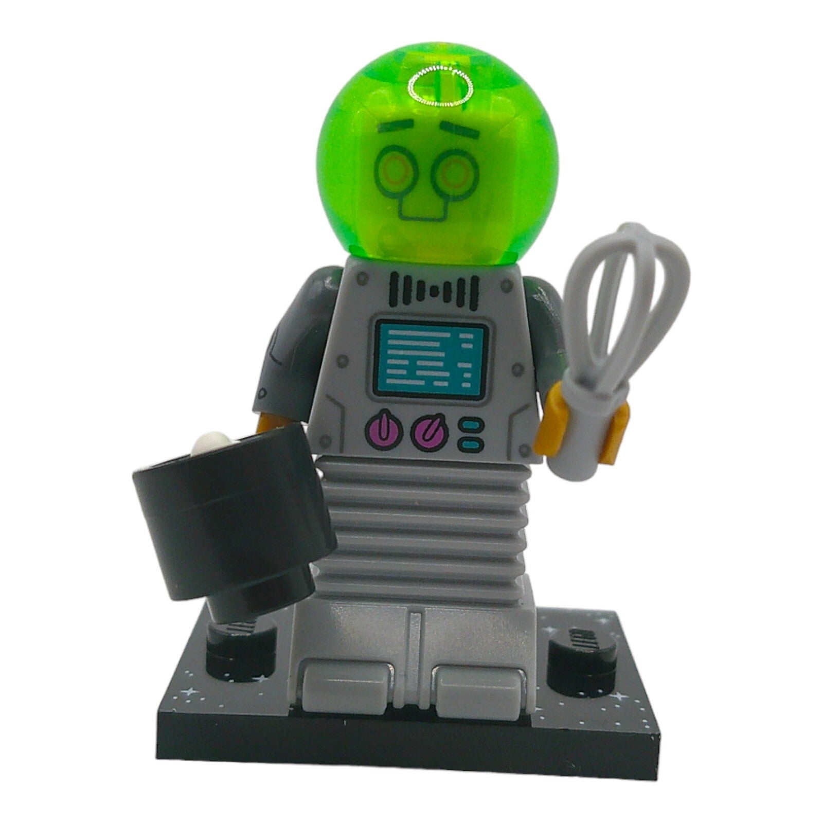 LEGO Minifigur Butler Roboter Serie 26 71046 CMF neu ohne Standplatte col26-9