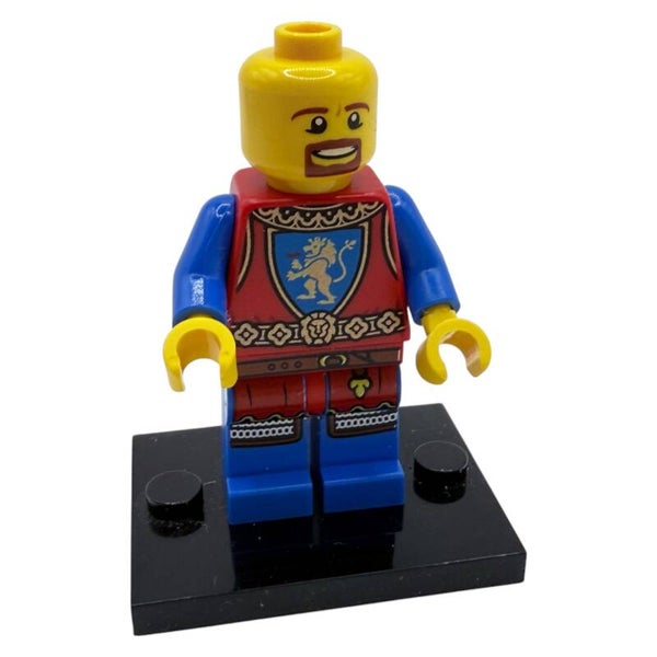 LEGO® MOC Minifigur Löwenritter Ritterfigur königlich Bart Knight Burg Castle