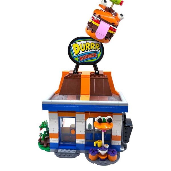 LEGO® Fortnite Durr Burger Restaurant Gebäude 77076 mit Anleitung & Aufklebern