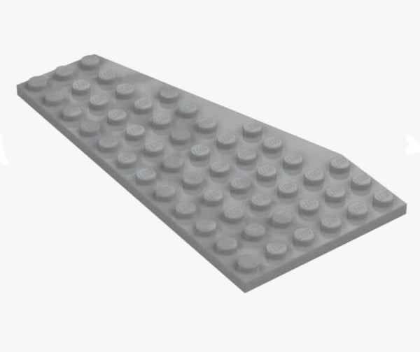 LEGO® Flügelplatte rechts 6x12 30356 Medium Stone Grey 4211617 Schrägplatte Wing
