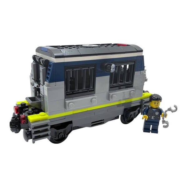LEGO City Gefängniswaggon 60508 Polizeizug Gefängniswagen mit Minifigur Wagen