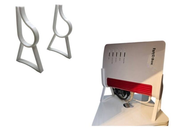 2x Standfuß für FritzBox 7530 / 7530 AX Router Halter 3D Druck PETG zubehör