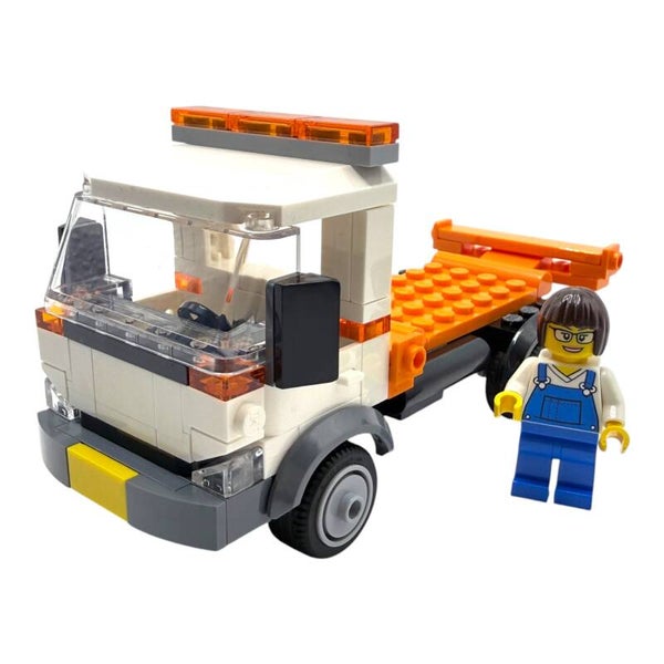 LEGO City Container LKW Transporter 60509 mit Minifigur Bauanleitung Lastwagen