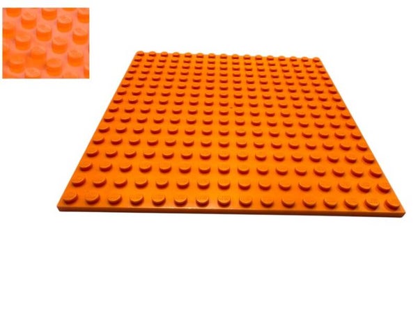 LEGO Platte 16x16 Bright Orange 91405 Plate Bauplatte Orange Grundplatte City