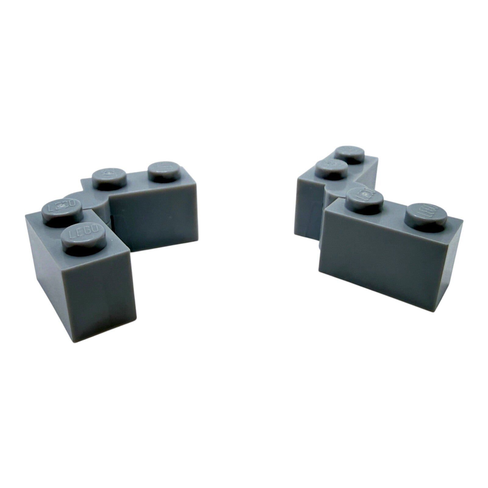 LEGO 2x Scharnier 1x2-1x2 hellgrau 3830 3831 Medium Stone Grey hellgrau Hinge
