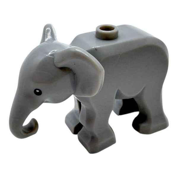 LEGO® Baby Elefant Hellgrau Tierfigur Zoo Safari Zubehör Neu Elephant Dschungel