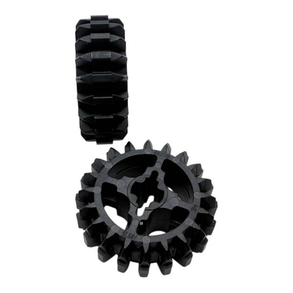 LEGO® 2x Technic Zahnrad 20 Zähne Schwarz 32269 Neu gear 20t black Achszahnrad