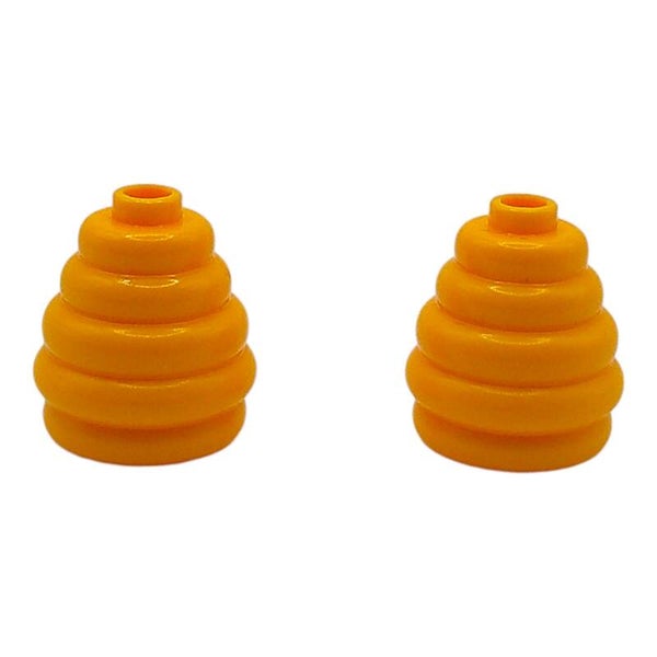 2x LEGO® Minifiguren Zubehör "Bienenstock Flame Yellowish Orange" 6207256 35574