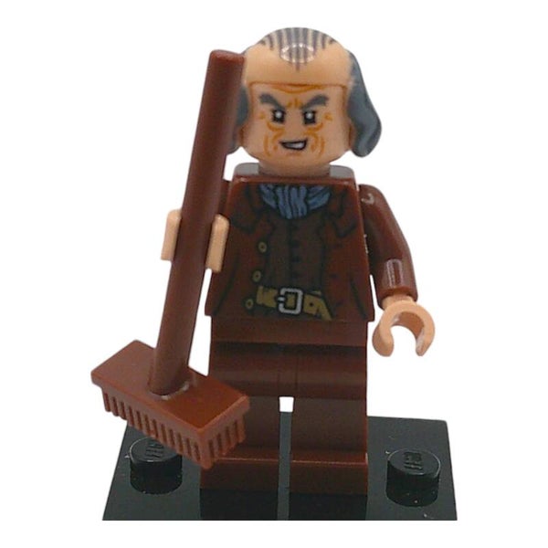 Lego® Harry Potter™ Minifigur "Argus Filch mit Besen" aus Set 76430