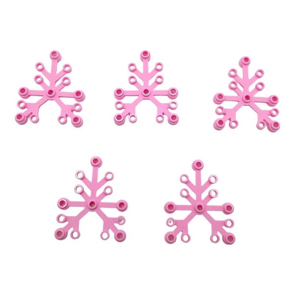 Lego® 5x Blätter groß Rosa Pink