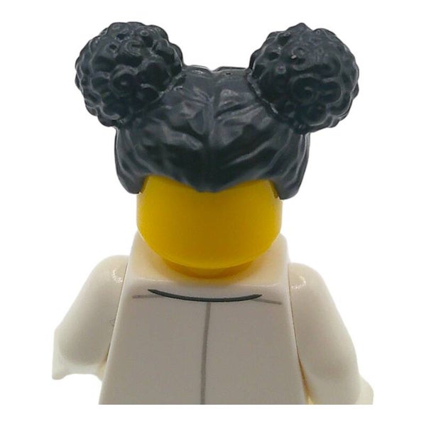 Lego® Perücke "schwarze Haare mit 2x Dutt" 65579